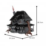 MOC Monster House-ilma valgustuseta ehitusklotsid
