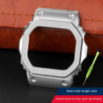Muudetud DW5600 GWM5610 G5600 GWB5600 Metallist Bezel 5610 Roostevabast Terasest K&auml;erihm Kett 5600 Kellarihm Korpuse Tarvikud T&ouml;&ouml;riistad DW-5600 GW-B5600
