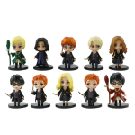 Harry Potter tegevuskujud koos Hermione, Roni ja Malfoy mudelite, Q-versiooni nukkudega auto kaunistamiseks v&otilde;i lastele m&auml;nguasjadeks kingituseks black