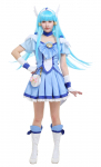 Miccostumes Anime N&otilde;ia Cosplay T&auml;ielikult Siniste Juustega Naiste Kost&uuml;&uuml;m, &Otilde;pilane, Komplekt, Top, Seelik, Aksessuaar, Armas&hellip; (L) sinine