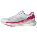 Adidas Crazyquick Boost Padel Cloud White Silver Metallic Lucid Pink Women's JP9588 39⅓ white