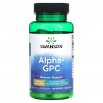Swanson, Alpha-GPC, 300 mg, 60 k&ouml;&ouml;giviljakapslit
