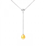 Lips Kaelakee - PERLINEA - AAA+ magevee kultiveeritud p&auml;rl - 9-10 mm - 925 h&otilde;be - kuld