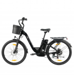TTGO C2 Pro Linnas&otilde;iduks Elektrijalgratas 36V18AH Aku 26-tollised M&auml;girattad 25KM/H Tippkiirus E-M&auml;giratas must