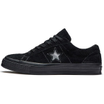 Converse One Star Suede OX Slip Resistant, Lightweight, And Breathable Low top Skateboard Shoes Unisex Black 165956c 35