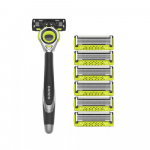 Dorco Face 3d Motion SkIn Contact 7-teraline raseerija komplekt 1 k&auml;epide + 7 tera kokku Face 3D Motion Razor Blades, Pack of 4