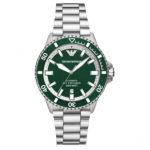 Emporio Armani Ocean Exploration Series Kell Automaatne Mehaaniline Liikumine Roostevabast Terasest Rihm 42,5 mm Roheline Ketas Meeste kellad AR60080-CLG Regular Watch Box