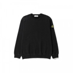 Stone Island S&uuml;gis/Talv22 L&otilde;tv l&otilde;ige &Uuml;hev&auml;rviline &Uuml;mmarguse kaelusega dressipluus Meeste dressipluus Must 771561720-V0029 XXL