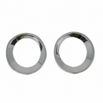 1Pair For Hyundai Tucson 2005-2014 car Front fog light lamp detector frame stick styling ABS Chrome covers trim moulding hxh for Tucson 2013-2014