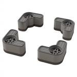 4 tk vibratsioonivastased jalapadjad kummimatt Slipstop vaiksed amortisaatorid alus universaalne pesumasin k&uuml;lmik m&ouml;&ouml;bel jalapadi One Size