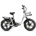 Samebike C05 PRO - Elektrijalgratas - Mootor 250w - Aku 36V 13Ah - S&otilde;iduulatus 70KM - Max25KM/H - Rattad 20 - Valge valge