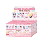POP MART HELLO KITTY JA S&Otilde;BRAD Roosa peoseriaali figuurid Pimekast pink