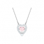 Swarovski Sparkling Dance S&uuml;damekujuline Ripatsiga Kaelakee Naistele kaelakee 5465284 Box (Random Color)
