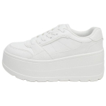 ZARA Platvormnahast Tennised Valged Naiste 5801610001 36 white