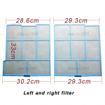 1 komplekt Konditsioneeri filter sobib HITACHI RAS-35AHR, 36AHY, 32AHR, 35AVZ, 26, 36DHZ jaoks Left and right