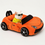 Superauto Kassivoodid Kutsikavoodi Pehme ja Hubane V&auml;ikeste Koerte Voodid Padjaga Pestav Lemmiklooma Matt Kutsikule Kutsikale Naljakad Kassim&auml;nguasjad Tarvikud 70X38cm