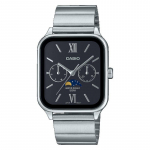 Casio meeste roostevabast terasest 50M veekindel analoog kvartskell MTP-M305D-1A2V must