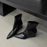 Naiste Lakknahast Kiiluga Pahkluusaapad Elegantne Terava Ninaga Jalatsid Moodsad Kiilud Konts Peo Naiste Kingad Zapatos Mujer 35 beež