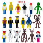 18tk/komplekt Kuum 99 &Ouml;&ouml;d Metsas Hirv Hunt 10cm Figuur Kaunistus Kollektsioon S&uuml;nnip&auml;ev Hirmutav P&uuml;hade J&otilde;ulukingid M&auml;nguasjad Lapsed yellow