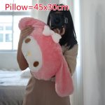 &Otilde;rn My Melody kaisuloom Suur M&otilde;&otilde;de Kallistuspadi Hubane Seljapadi Armsad Jaapani Stiilis kaisuloomad Diivani Dekoratiivpadi As Picture black