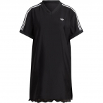 Adidas Originals V&auml;rviline Kolme Triibuga L&uuml;hikeste Varrukate Kleit Naiste kleit Must II5606 L