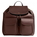 Coach Crosby 35 Br&auml;ndi logo Reguleeritav &otilde;larihm Krokodillinahast seljakott Suur naiste seljakott Vaher CY279-B4MPL Basic Set (Bag+Dust Bag)