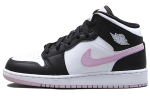 Jordan 1 Keskmine Valge Must Hele Arktiline Roosa GS 555112-103 36.5 black
