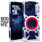 Alumiiniumist raamita korpus ROG Phone 9 FE jaoks ROG 9FE P&ouml;&ouml;ratava hoidikuga kest Metallist raamita p&otilde;rutuskindel kate Asus ROG Phone 9 FE h&otilde;be