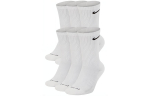Nike Everyday Plus Crew Sokid Meeste 1 Komplekt 6 Paari Valge SX6897-100 S