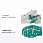 Nike V2K Run Valge Tolmune Kaktus Naiste Tennised Kookospiim Tipp-Valge FD0736-105 36.5