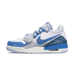 Jordan Legacy 312 Funi Starlight Campus Abrasion Resistant Abrasion Resistant Low top Vintage Basketball Shoes Unisex CD7069-141(Team348-Funi ) 35.5 gray