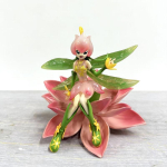 14cm/5.51in Anime Digimon Adventure Kuju Lilimon Tegevuskujud PVC Kogumismudel M&auml;nguasjad Kingitused beige