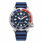 CITIZEN Promaster Diver Seeria 200 Meetrit Veekindel P&auml;ikeseenergia Kvarts PU Rihm Meeste K&auml;ekell Sinine T&auml;hik BN0168-06L sinine