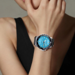 CASIO 100 meetrit veekindel moekas kvarts terasrihm sama stiil meestele ja naistele sinine sihverplaat MTD-125D-2A3V sinine