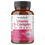 B-vitamiini kompleks (B1, B6, B12) Toidulisand, 120 kapslit pudelis 120 Capsules gray