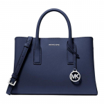MICHAEL KORS Ruthie RUTHIE Saffiano logoga veisenahast k&auml;ekott V&auml;ike Naiste Tumesinine sinine