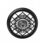 ABVH Retro Jalgratta Esituli 48V/36V S&uuml;steemidele - LED Esituli ja Tagatulede Komplekt Fat Tire E-jalgrattale must
