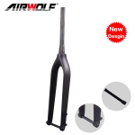 AIRWOLF j&auml;ik kahvel 29 s&uuml;sinikust MTB kahvel m&auml;giratta ketaspiduri rootor 160mm roolitoru 1-1/8 1-1/2 s&uuml;sinikust jalgrattakahvlid 29er 3K Glossy black