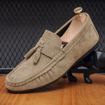 Mugavad Meeste Kingad Pehme Tald Mokassiinid V&auml;litingimustes Meeste Vabaaja Kingad Moodsad Nahast Kingad S&uuml;gislikud Lamedad Meeste S&otilde;idukingad Zapatos 39