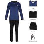 Star Trek Strange New Worlds Spock Pike Kapten Cosplay Kost&uuml;&uuml;m L