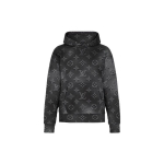 Louis Vuitton 2010ndad Monogram pikkade varrukatega kapuutsiga pusa 1A8HDT M must
