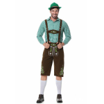 2025 Oktoberfest Meeste Traditsiooniline Saksa &Otilde;llekost&uuml;&uuml;m - Kaks V&auml;rvi 2XL black