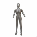T&auml;ispuhutav naissoost mannekeen Lihtsalt t&auml;ispuhutav Kaasaskantav PVC gray