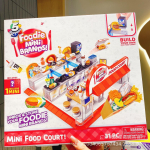 Zuru 5 Surprise Foodie Mini Brands Mini Toitlustusala 31-osaline M&auml;ngukomplekt Ehitage Oma Toidupood Eksklusiivsete Kaubam&auml;rkide M&auml;nguasjadega Kingituskomplekt red