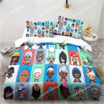 Uus M&auml;ng Toca Life World Voodipesukomplekt Ekskavaatori Linu Komplekt King Twin Double Laste Voodipesu Komplekt Mikrokiud v&otilde;i Pol&uuml;ester Tekikoti Komplekt 155cmx200cm blue