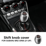 Subaru BRZ Toyota GR86 2021 2022 2023 2024 2025 2026 jaoks Alumiiniumist k&auml;igukangi nupp K&auml;igukangi k&auml;epide Salongi Modifikatsioon Auto Tarvikud Option 1 black