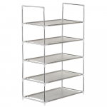 6-tasandiline jalatsiriiul Kingatorniriiul, hoiustamiskapp, virnastatavad riiulid mahutab 18 paari 5-Tier