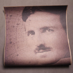 Nikola Tesla plakat Ameerika leiutaja plakat F&uuml;&uuml;sik Vintage seinakaart Klassiruumi seinamaaling 1pc