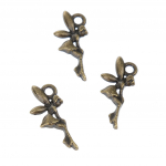 100 tk nurgahaldja sulamist ripatsv&otilde;rud DIY Ehted Findings pronks ja killustik as described