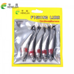 HENGJIA 5 tk T-sabaga pehme kalap&uuml;&uuml;gipeibutis Bionic Bass Pike 3D silmadega Kunstlik 8,8 cm kalastustarbed